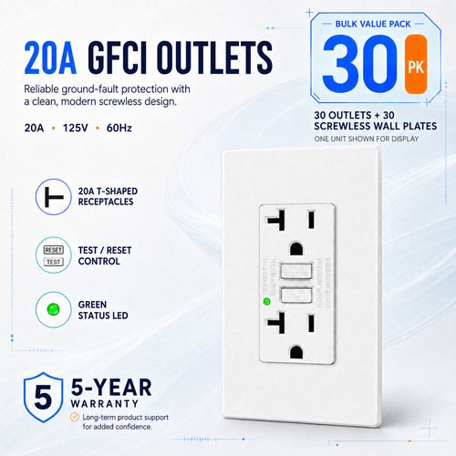 30pk ampere presa gfci - 30pk,