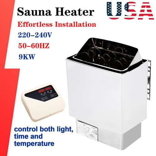 Stufa sauna acciaio inox 9kw - acciaio,